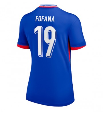 Frankrig Youssouf Fofana #19 Hjemmebanetrøje Dame EM 2024 Kort ærmer